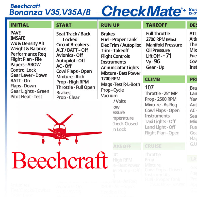 Beechcraft Bonanza V35 / V35A / V35B