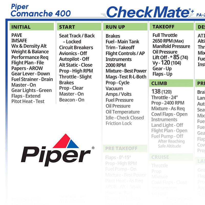 Piper Comanche 400 - PA-24-400