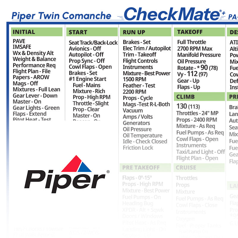 Piper Comanche Twin - PA-30/39